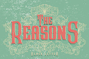 The Reasons Blackletter + Bonus, a Blackletter Font by McJer.Studio (Thumbnail 1 of 9)