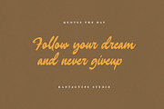 Crenalia Vintage Script Font, a Script Font by RantautypeStudio (Thumbnail 12 of 17)