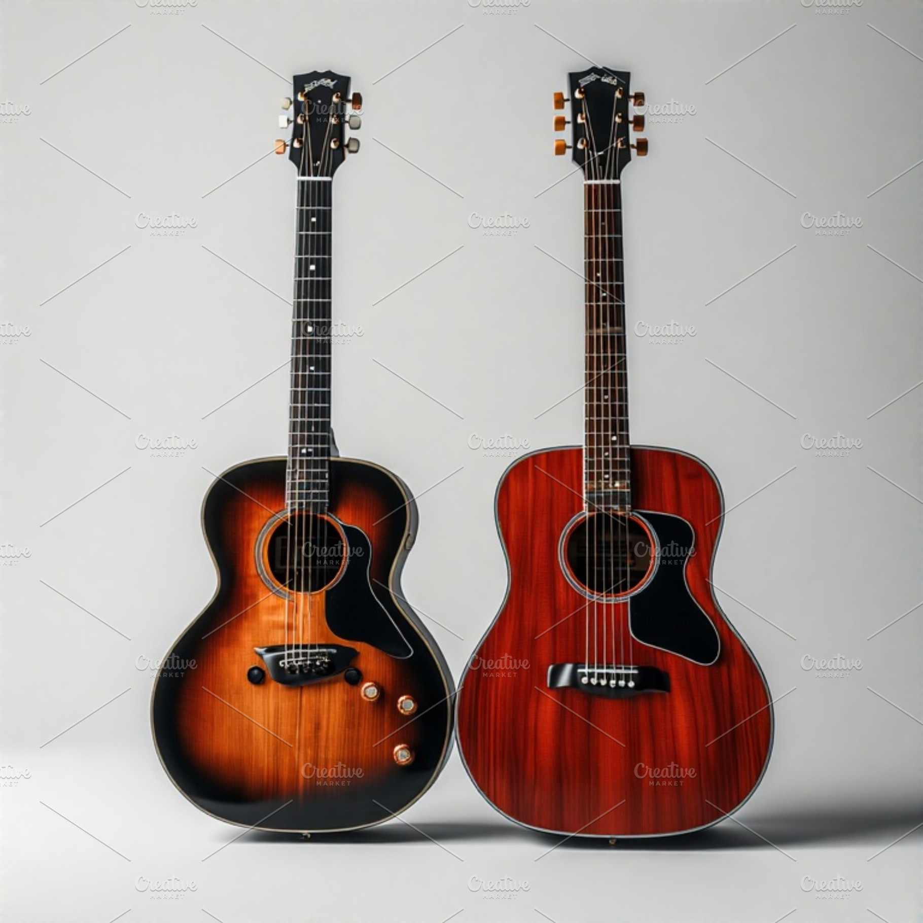 Guitar art stock image, a Photo by ComfortQ