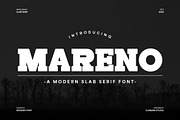 Mareno - A Modern Slab Serif Font, a Serif Font by Almeera Std (Thumbnail 1 of 10)
