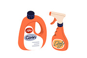 Household cleaning supplies set, an Object Illustration by Good Studio (Thumbnail 2 of 7)