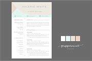 VW Resume Template + Cover WORD, a Resume Template by PAPPERMINT RESUME STUDIO (Thumbnail 1 of 5)