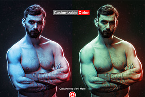 Dual Light Color Photoshop Action