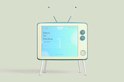 Retro TV Mockup, a Wearable Device Mockup by tiyasprabawa (Thumbnail 2 of 5)