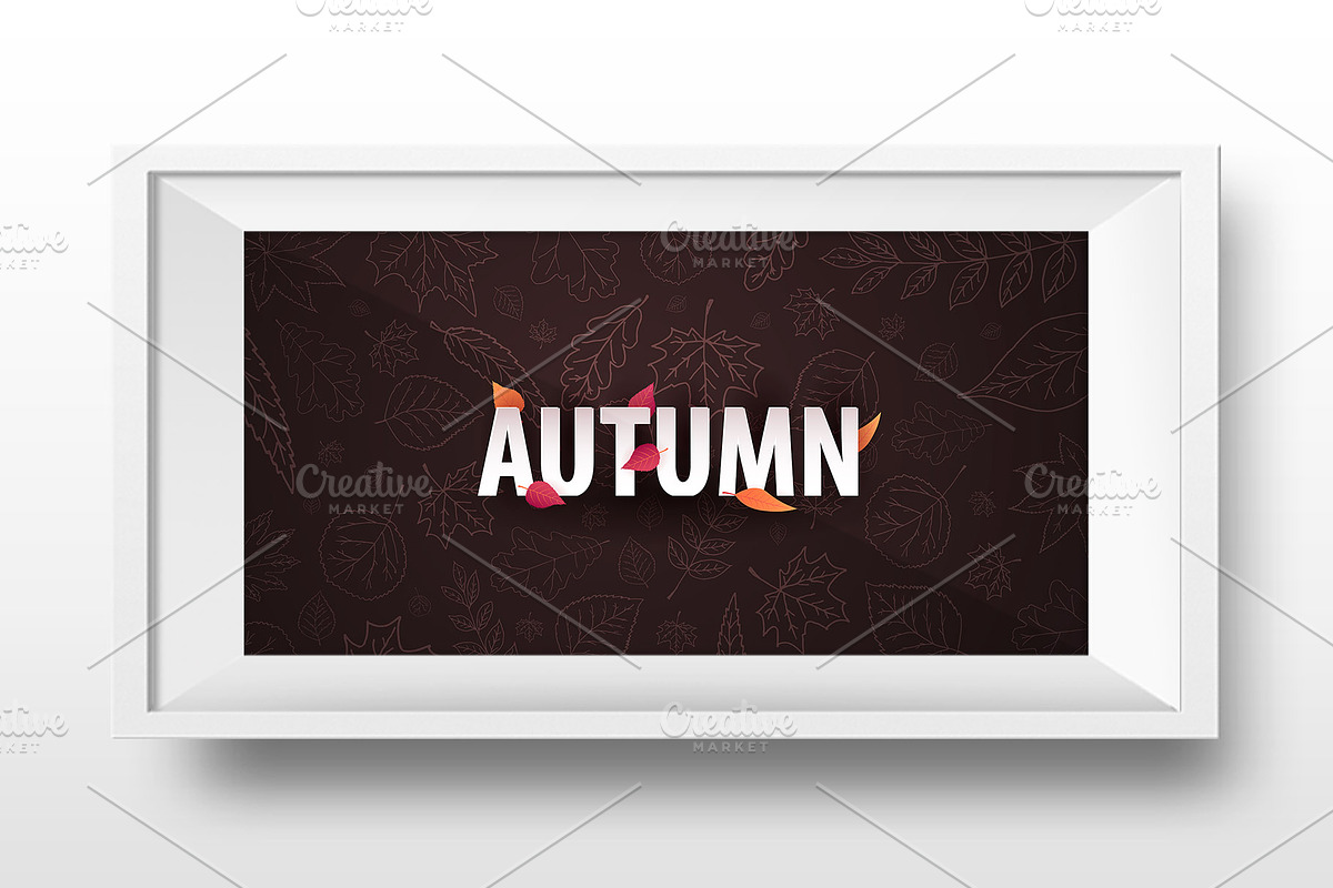 Autumn Sale banners with leaves., a Decorative Illustration by Leo Edition (Photo 3 of 3)