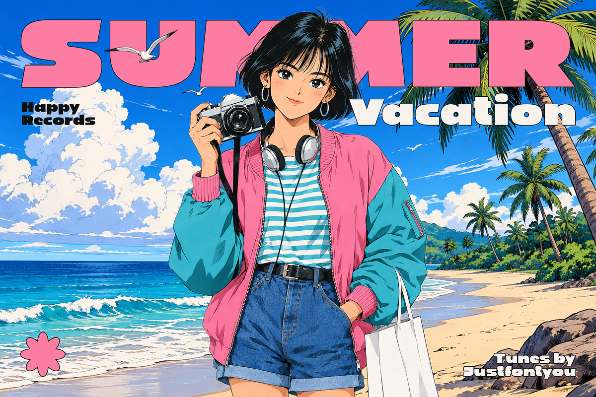 Zogumi - Retro Futuristic Fonts, a Sans Serif Font by Ian Irwanwismoyo (Photo 2 of 8)