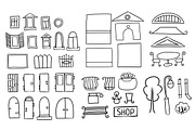 Cartoon vector city constructor., an Illustration by Nata Savina Art (Thumbnail 3 of 3)