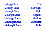 Melangit Sans - Display Family, a Sans Serif Font by Holyline Design (Thumbnail 2 of 15)