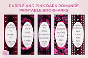 Cute Romantasy Printable Bookmarks, an Object Graphic by Anna Design Studio (Thumbnail 3 of 9)