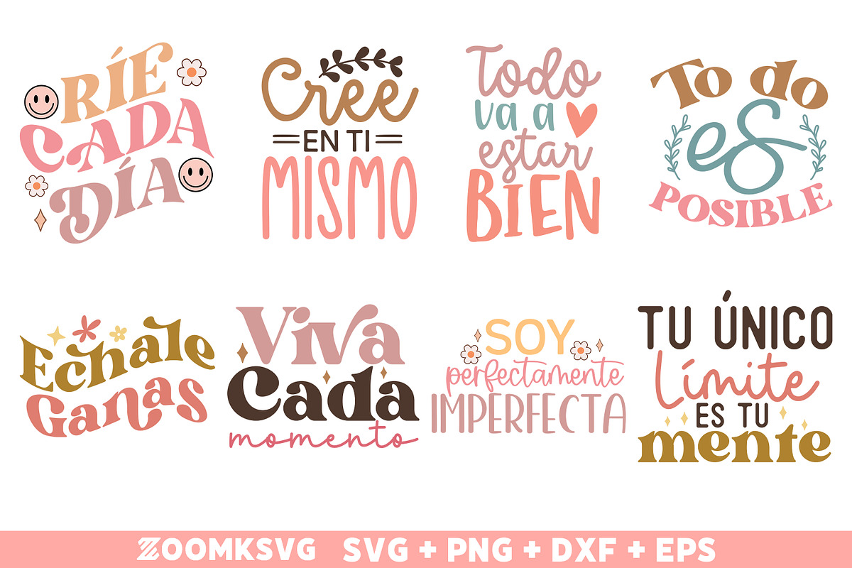 Latina Women Quotes SVG Bundle, an Illustration by ZoomkSVG (Photo 4 of 7)