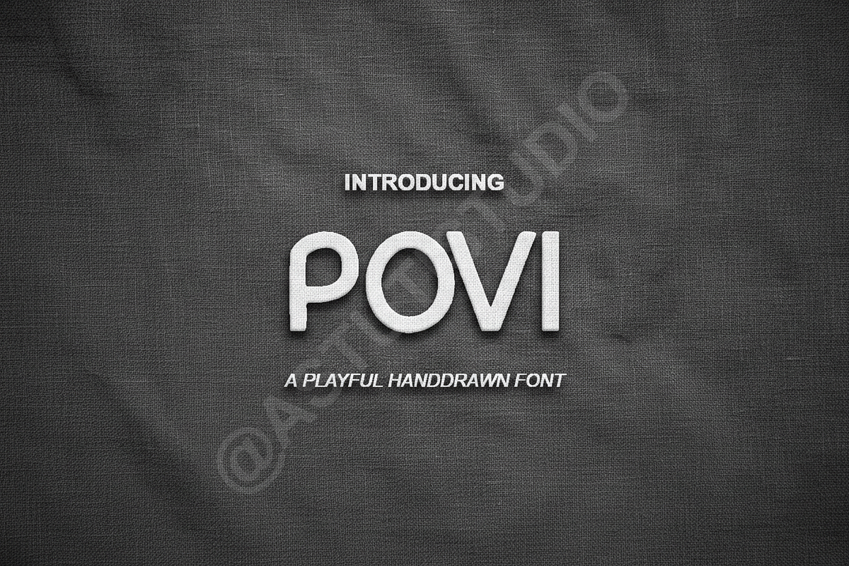 Povi | Modern Luxury Serif Typeface, a Serif Font by Astuti Studio (Photo 1 of 16)