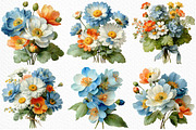 Watercolor Spring Wildflowers Png, an Illustration by Craft Nest (Thumbnail 5 of 11)