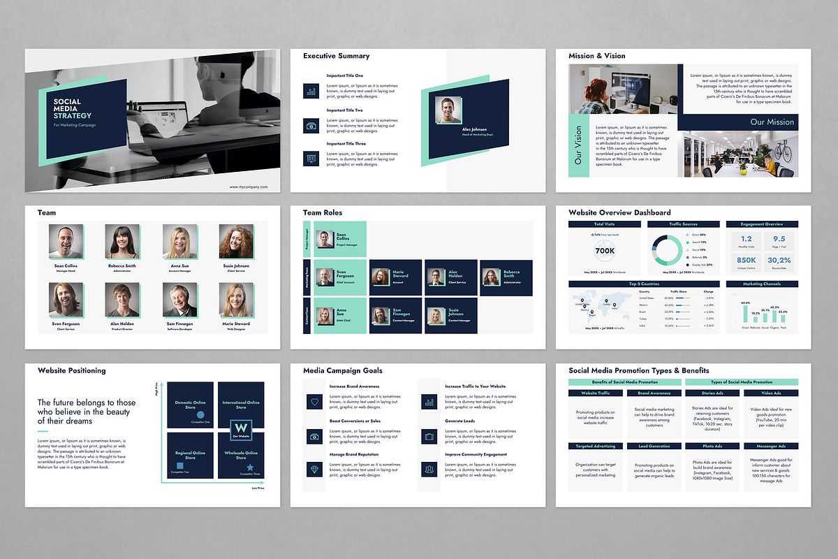 Social Media Strategy Keynote, a Presentation Template by JetzTemplates (Photo 2 of 4)