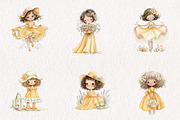 Cute Summer Girl PNG Clipart, a Seasonal Illustration by CreationArt (Thumbnail 2 of 7)