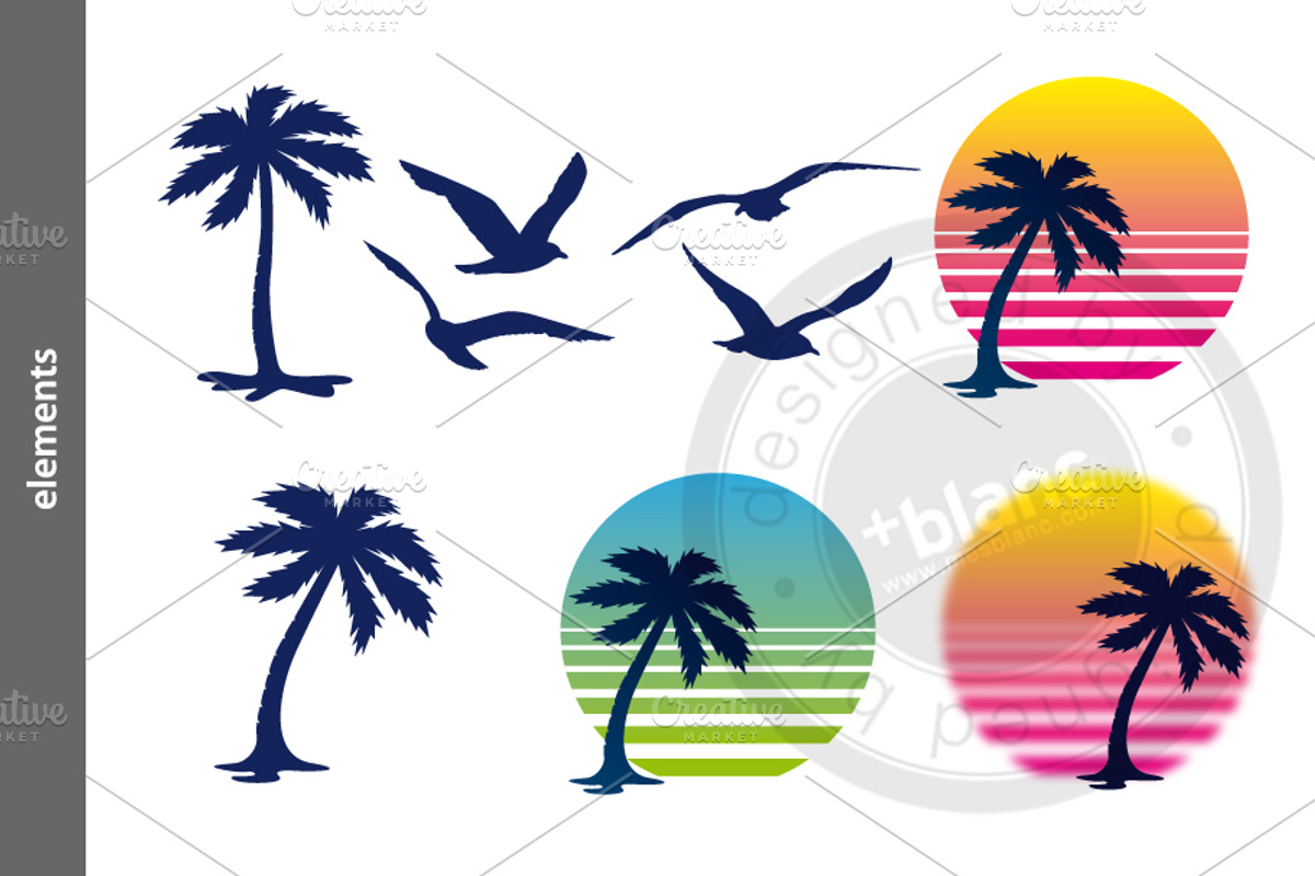 Retro Sunset, an Illustration by mesblanc (Photo 5 of 6)