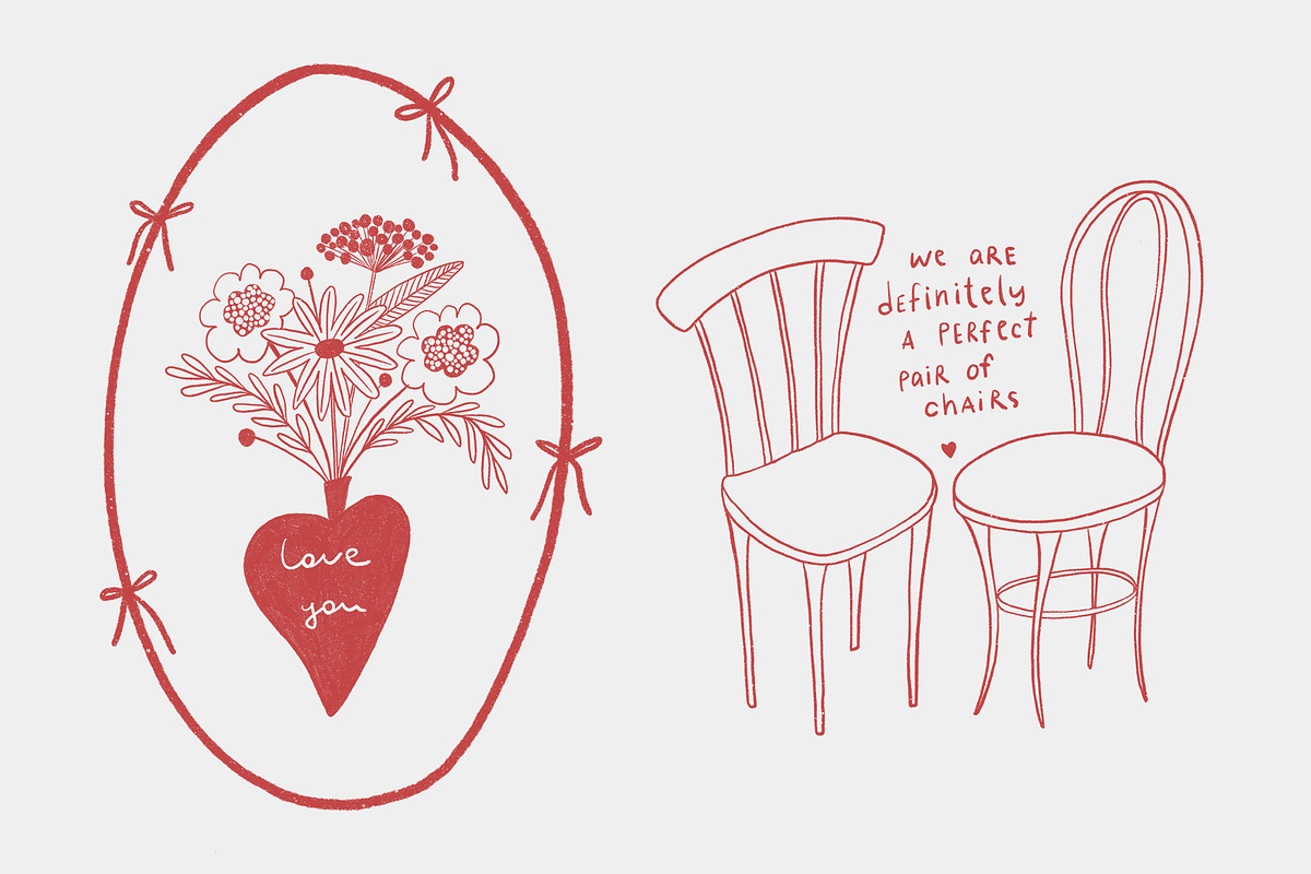 Love Line Art Collection, a Person Illustration by Annakniaz (Photo 13 of 15)