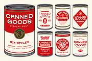 Canned Goods Font Family, a Font by Brethrendesignco (Thumbnail 2 of 4)