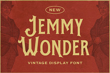 Jemmy Wonder - Vintage Display Font