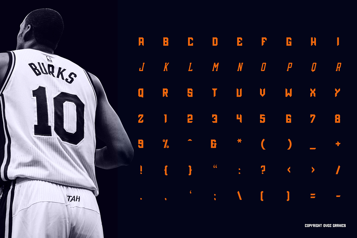 Warrok Display Font preview 4
