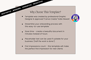 Client Welcome Packet Canva Template, a Marketing Template by Rise and Roar Design (Thumbnail 5 of 6)