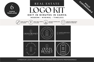 Realtor Canva Logo Kit | Real Estate