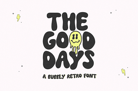 The Good Days | Retro Font, a Handwritten Font by KA Designs
