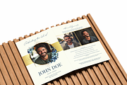 Funeral Program Template Set I Canva, an Invitation Template by The Social Stuff (Thumbnail 5 of 11)