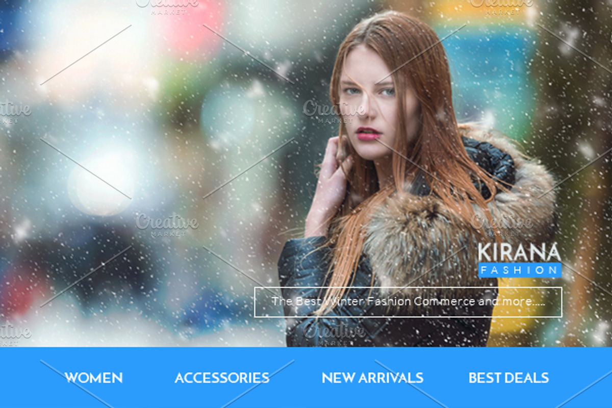 Kirana fashion email template, an Email Template by Kayytechin Shop