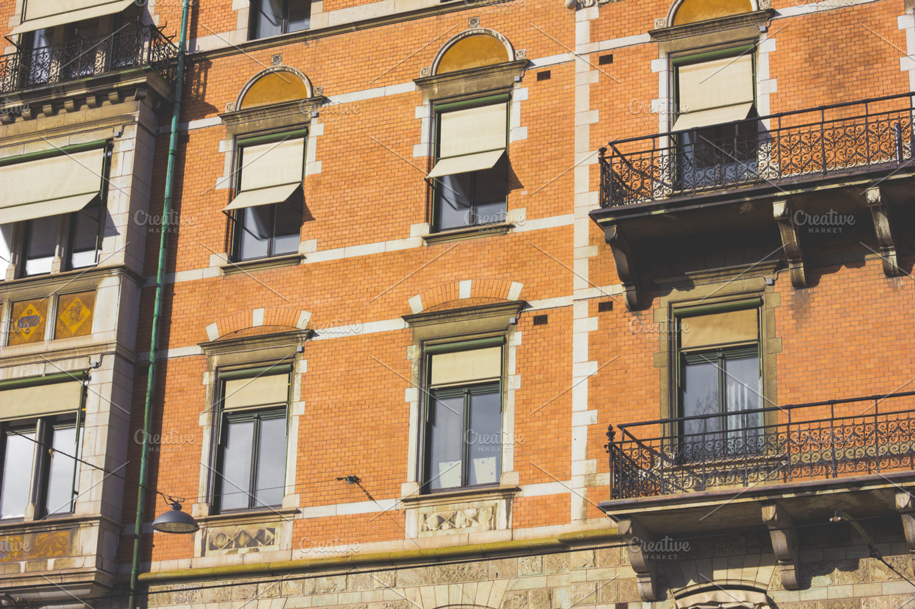 Windows Containing Building Arhitecture And Balcony