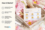 Beard Oil Instruction Card Template, a Card Template by Snapybiz (Thumbnail 6 of 9)