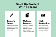 Digital Currency 3D Icon Set, a 3D by Flat Icons (Thumbnail 2 of 8)
