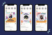 5 Birthday Animated Templates, a Templates & Theme by TemplateCastleStore (Thumbnail 8 of 18)