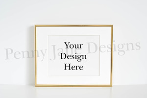 Frame Mockup Stock Photo
