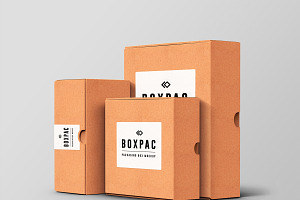 Food Packaging Box Mockups