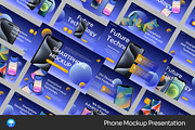 Phone Mockup Keynote Templates, a Presentation Template by Fit-tee (Thumbnail 1 of 2)