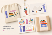 Books & Bookmarks, an Education Illustration by Anna Studio (Thumbnail 8 of 11)