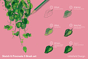 Sketch It Procreate 5 Brush set, a Brush Add-On by Littlefield Design (Thumbnail 4 of 12)