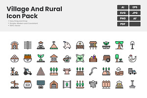 Village & Rural Icons Pack, a Duotone Icon by erifqizeicon