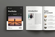 Modern Portfolio Template, a Magazine Template by Seeing-art (Thumbnail 2 of 11)