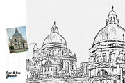 Pen and Ink Sketch Photoshop Action, an Action Add-On by Shovajit (Thumbnail 15 of 17)