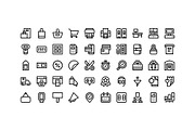 50 Sale Icons, an Outline Icon by Side Project (Thumbnail 2 of 7)