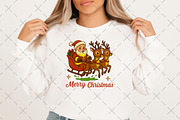 Merry Christmas Reindeer PNG, an Illustration by Craft Nest (Thumbnail 2 of 6)