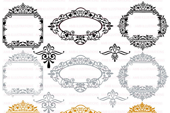 Victorian Fancy Frames AMB-804 preview 2