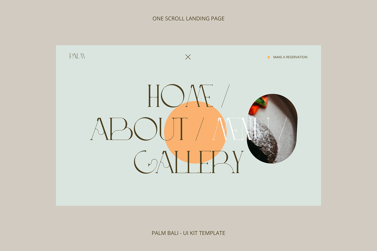 Palm Bali | Services UI Template, a Landing Page Template by Skolastika Phoebe (Photo 4 of 6)