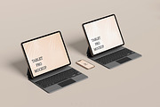 Tablet & Phone Mockup, a Print Template by AKMAL STUDIO (Thumbnail 11 of 13)