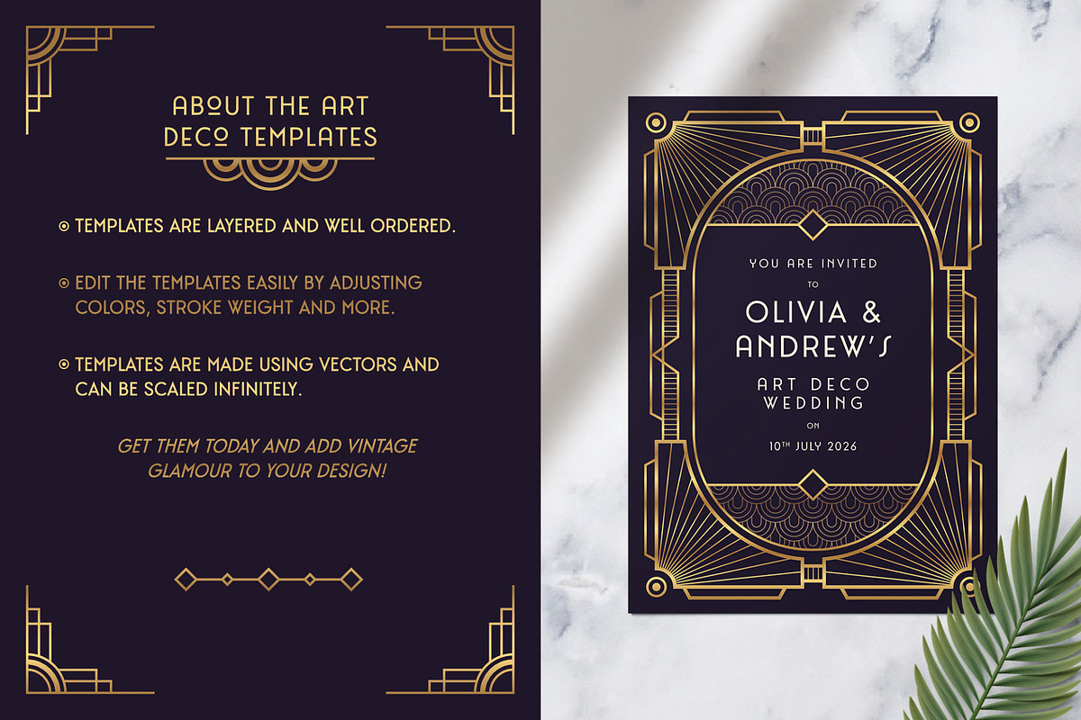 Art Deco Templates, a Print Template by The Artifex Forge (Photo 2 of 10)
