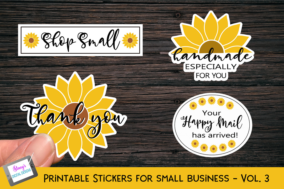 Small Business Stickers Bundle, an Object Graphic by Stacy's Digital Designs (Photo 4 of 5)