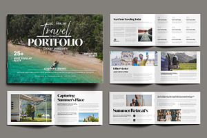 Elegant Travel Portfolio Book, a Brochure Template by MightyDesign