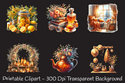 Amber Spring Cozy Home Cliparts, a Transportation Illustration by RobertsArt (Thumbnail 4 of 7)