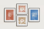 Groovy Floral Print Collection, an Object Graphic by DesignThatMatters (Thumbnail 2 of 13)